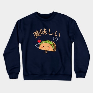 Delicious Taco v2 Crewneck Sweatshirt